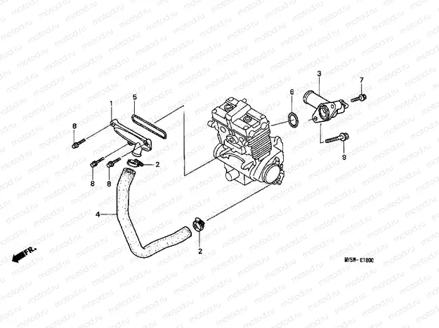 E-18 WATER PIPE