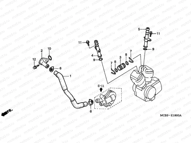 E-18 WATER PIPE