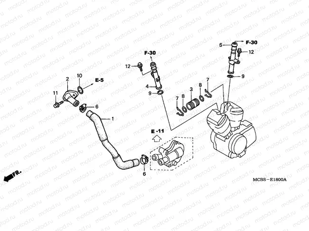 E-18 WATER PIPE