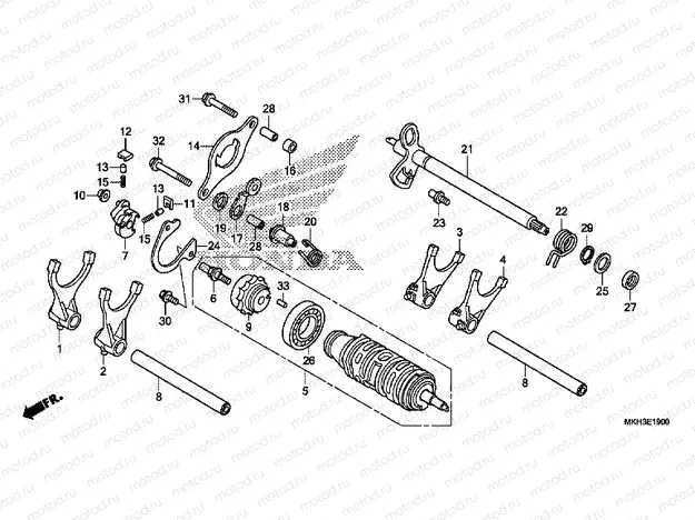 E-19 GEARSHIFT DRUM