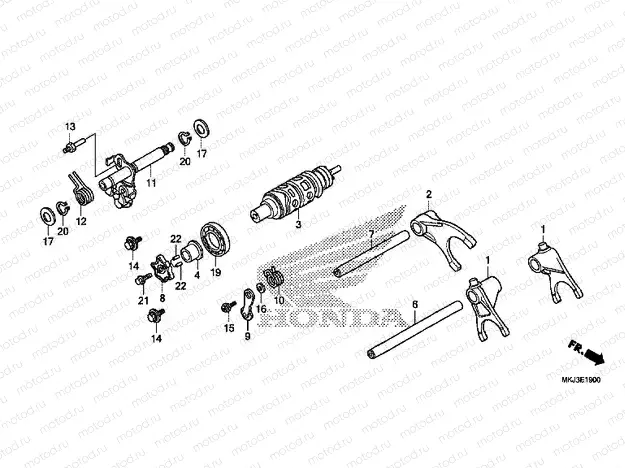 E-19 GEARSHIFT DRUM