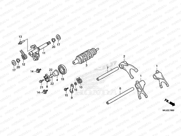 E-19 GEARSHIFT DRUM