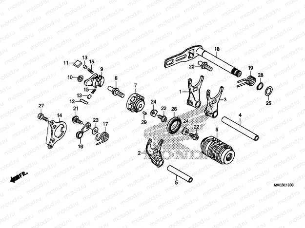 E-19 GEARSHIFT DRUM