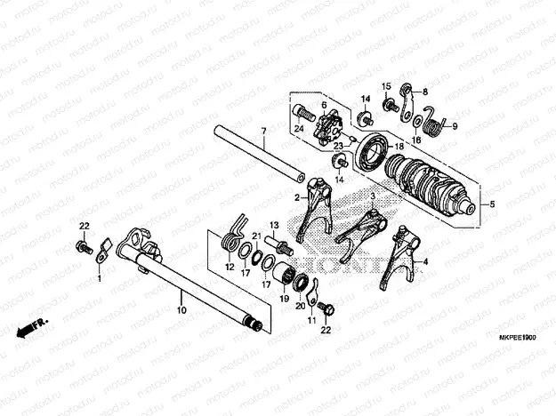 E-19 GEARSHIFT DRUM