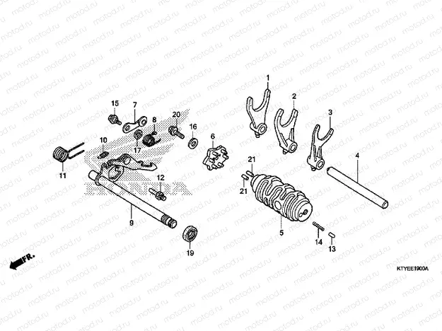 E-19 GEARSHIFT DRUM