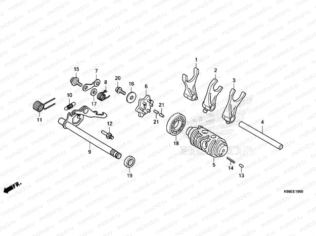 E-19 GEARSHIFT DRUM