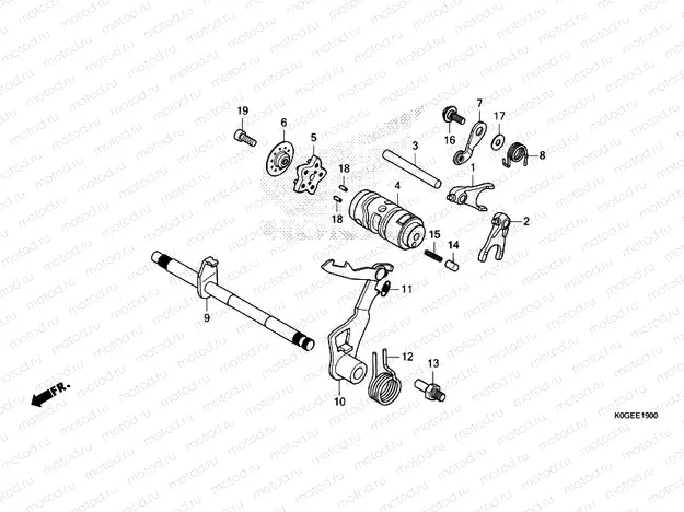 E-19 GEARSHIFT DRUM