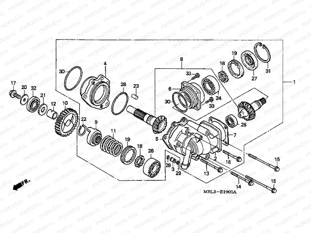 E-19 PAGE GEARBOX