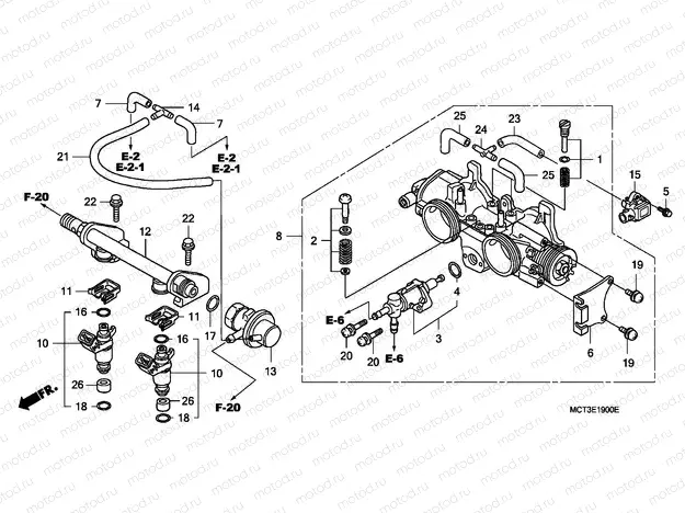 E-19 THROTTLE BODY