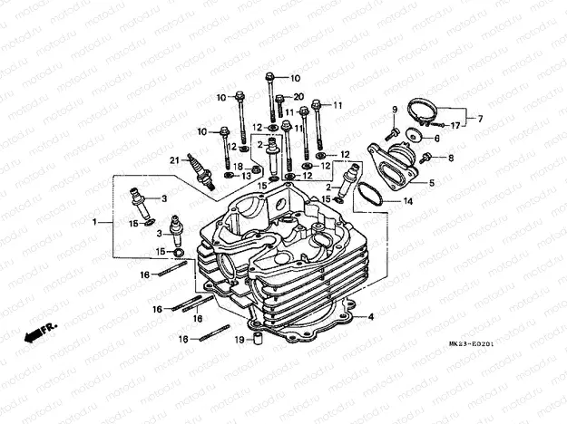 E-2-1 CYLINDER HEAD