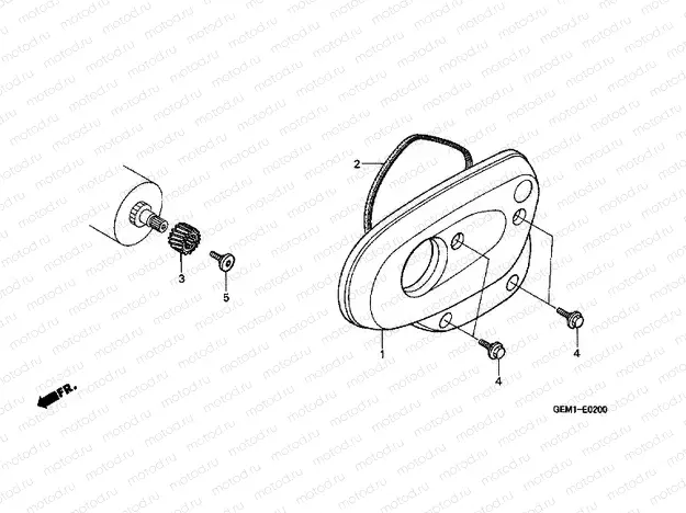 E-2 B. CRANKSHAFT COVER
