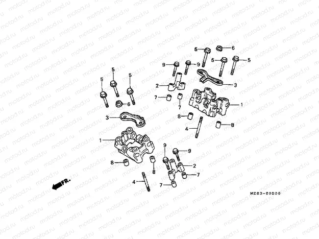 E-2 CAMSHAFT HOLDER