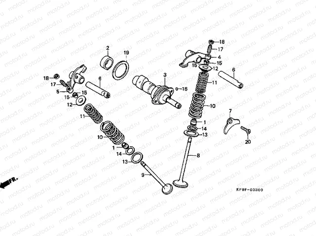 E-2 CAMSHAFT / VALVE