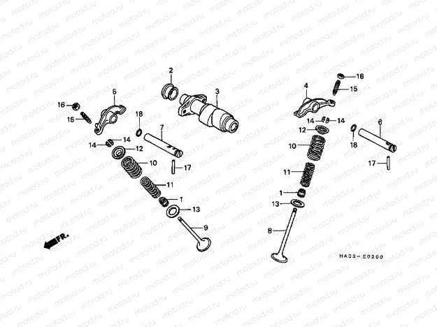 E-2 CAMSHAFT / VALVE