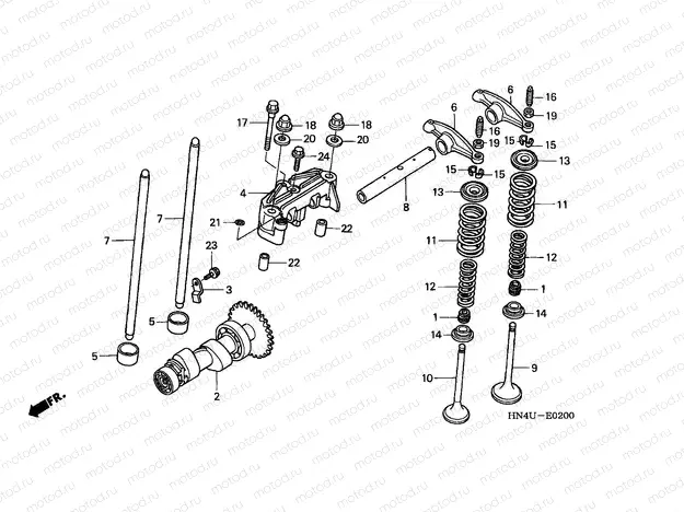 E-2 CAMSHAFT/VALVE
