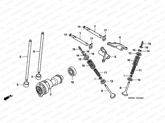 E-2 CAMSHAFT/VALVE