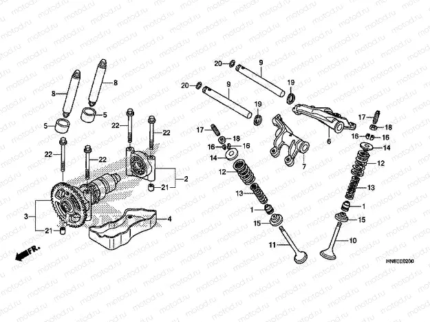 E-2 CAMSHAFT/VALVE