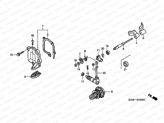 E-2 CHECK VALVE (CR125R2,3)