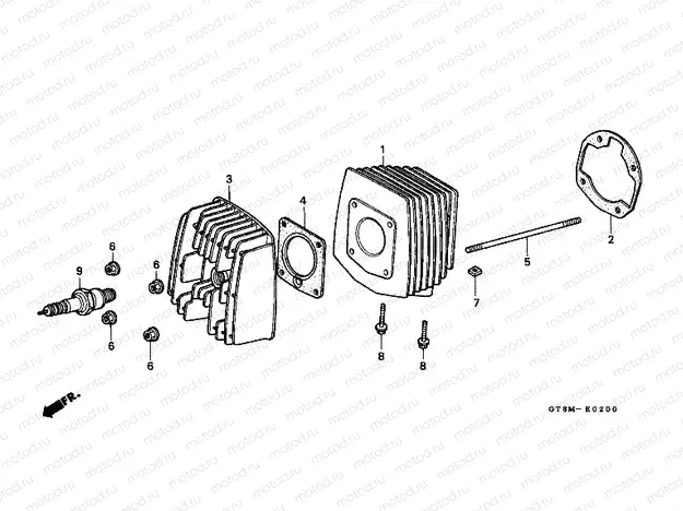 E-2 CYLINDER / CYLINDER HEAD