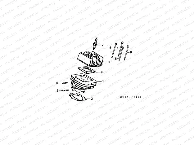 E-2 CYLINDER / CYLINDER HEAD