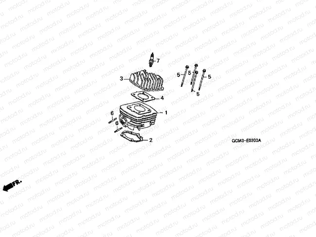E-2 CYLINDER / CYLINDER HEAD