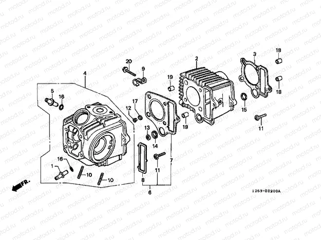 E-2 CYLINDER / CYLINDER HEAD