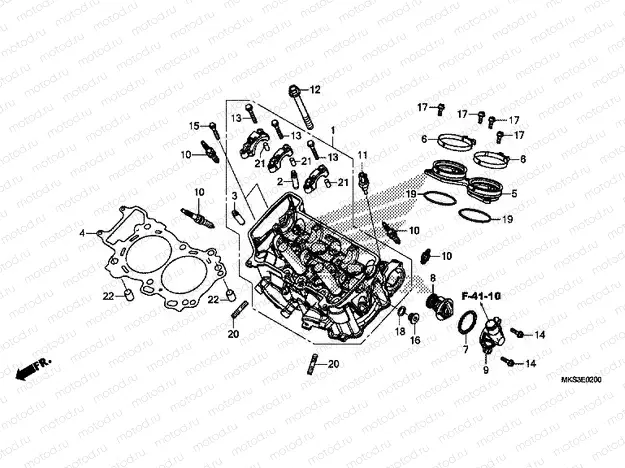 E-2 CYLINDER HEAD