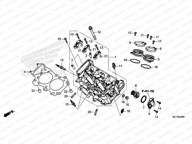 E-2 CYLINDER HEAD