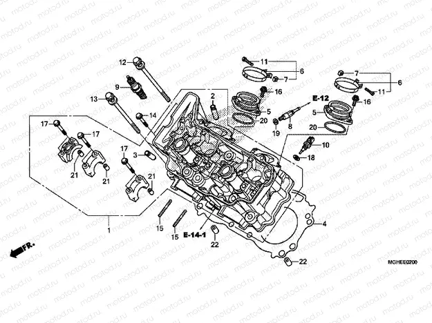E-2 CYLINDER HEAD