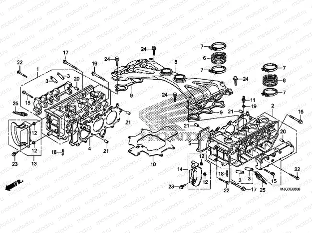 E-2 CYLINDER HEAD