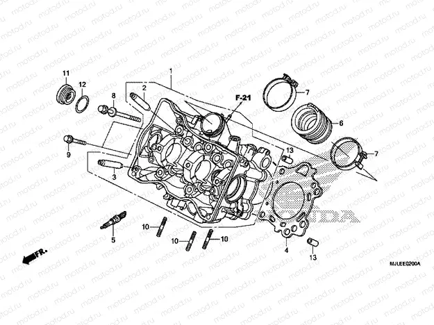E-2 CYLINDER HEAD