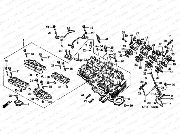 E-2 CYLINDER HEAD