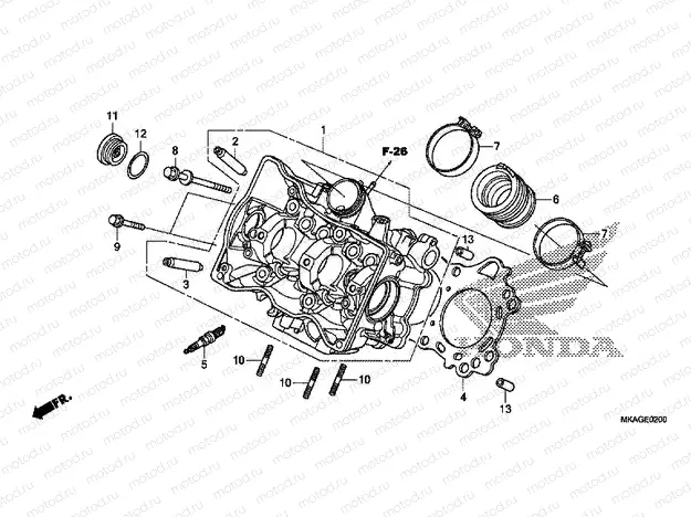E-2 CYLINDER HEAD