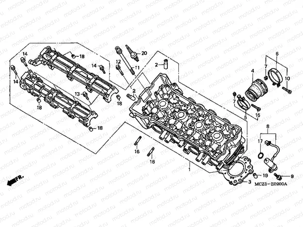 E-2 CYLINDER HEAD