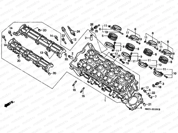 E-2 CYLINDER HEAD