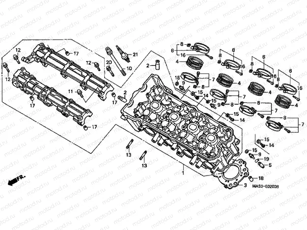 E-2 CYLINDER HEAD