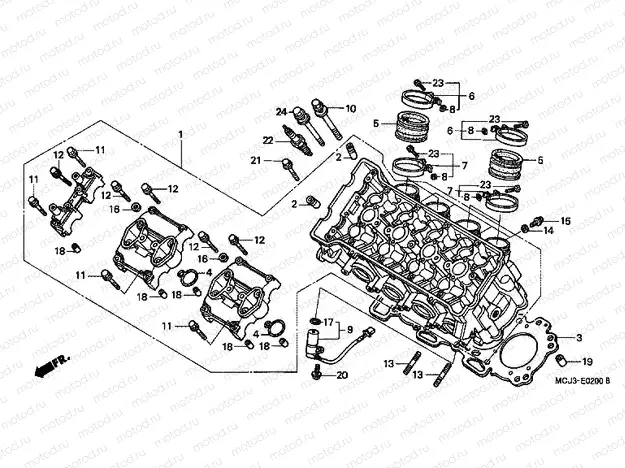 E-2 CYLINDER HEAD
