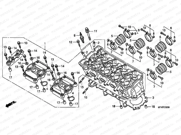 E-2 CYLINDER HEAD