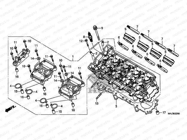 E-2 CYLINDER HEAD