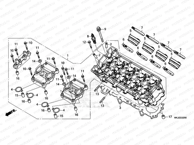 E-2 CYLINDER HEAD