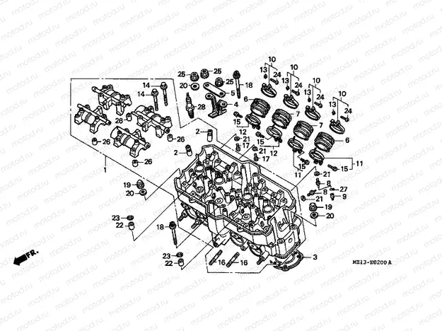 E-2 CYLINDER HEAD