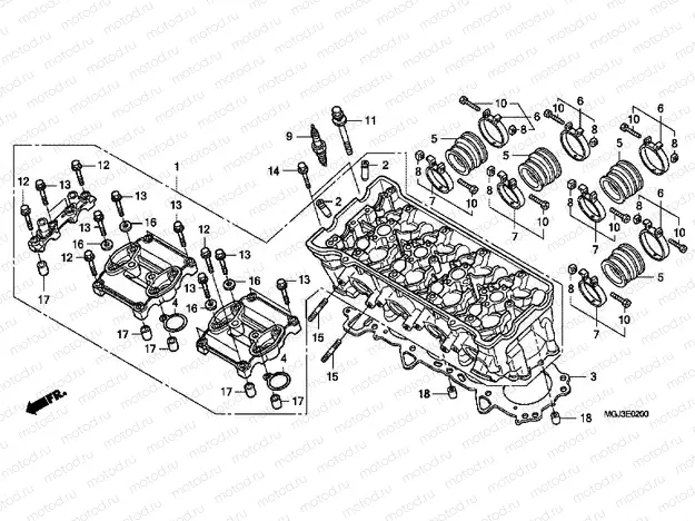 E-2 CYLINDER HEAD