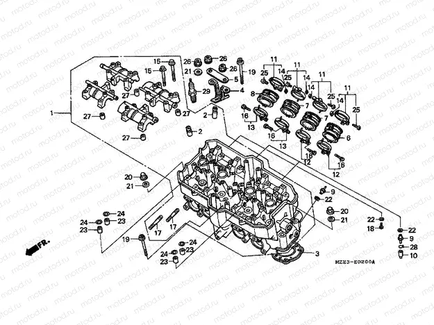 E-2 CYLINDER HEAD