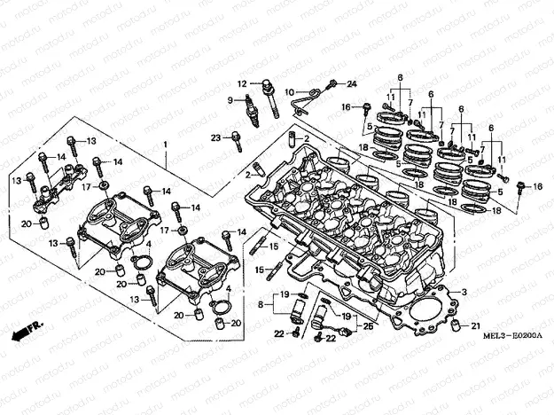 E-2 CYLINDER HEAD