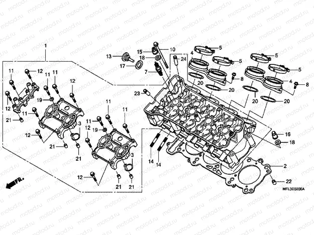 E-2 CYLINDER HEAD