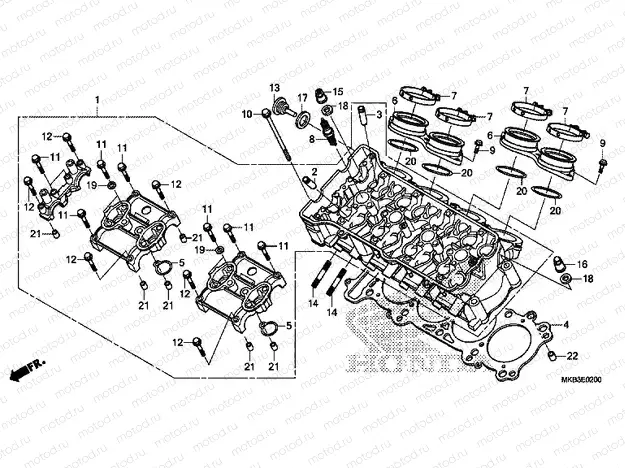 E-2 CYLINDER HEAD