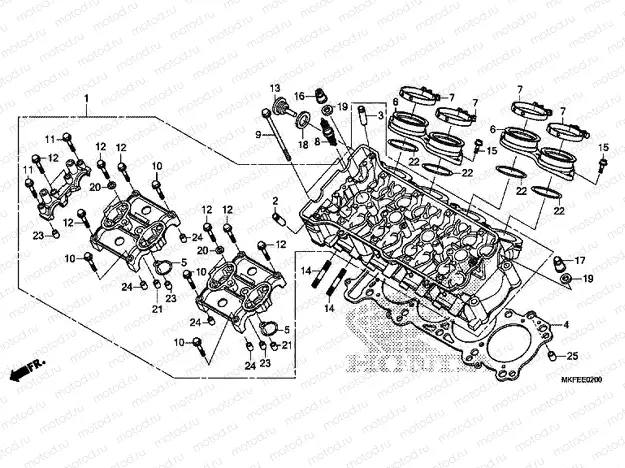 E-2 CYLINDER HEAD