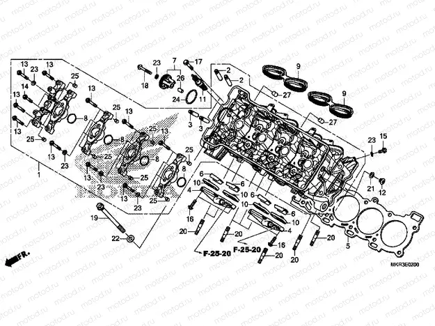 E-2 CYLINDER HEAD