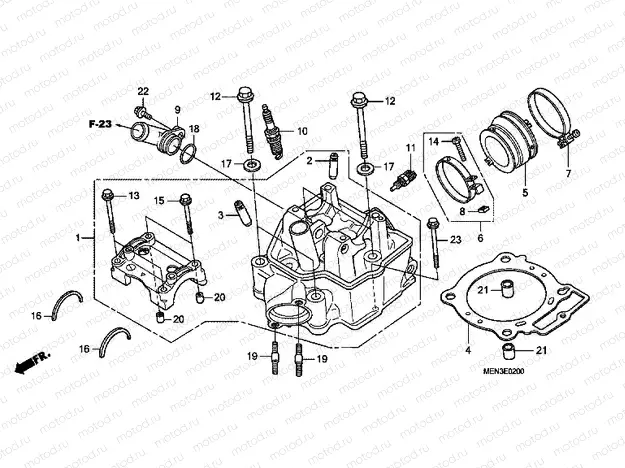 E-2 CYLINDER HEAD