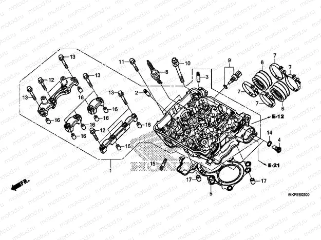 E-2 CYLINDER HEAD